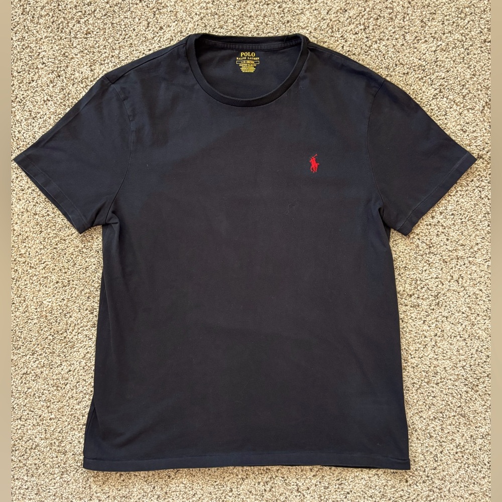 Polo by Ralph Lauren crew neck t-shirt. EXCELLENT CONDITION! Black. Size large